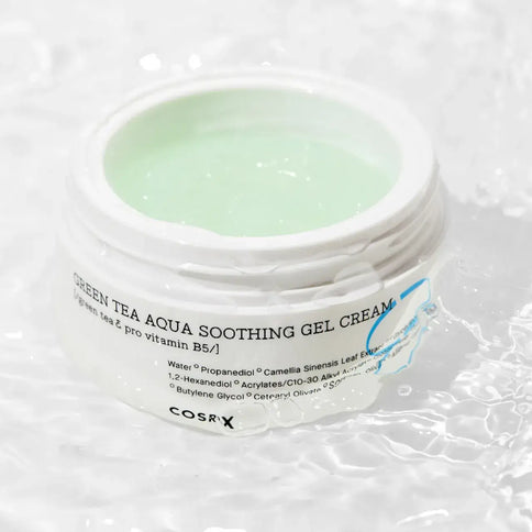 Nomierinošs gelveida krēms ar zaļo tēju COSRX Green Tea Aqua Soothing Gel Cream  Cosrx   