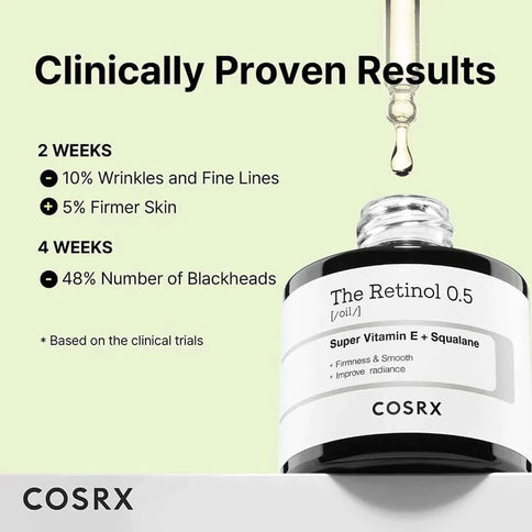 Atjaunojošā eļļa ar 0.5% retinolu COSRX The Retinol 0.5 Oil  Cosrx   