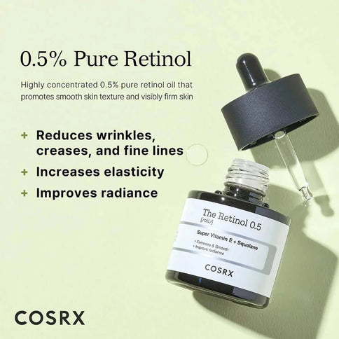 Atjaunojošā eļļa ar 0.5% retinolu COSRX The Retinol 0.5 Oil  Cosrx   