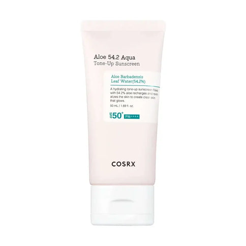 Aizsargkrēms sejai ar alveju COSRX Aloe 54.2 Aqua Tone-Up Sunscreen  Cosrx 50 ml.  