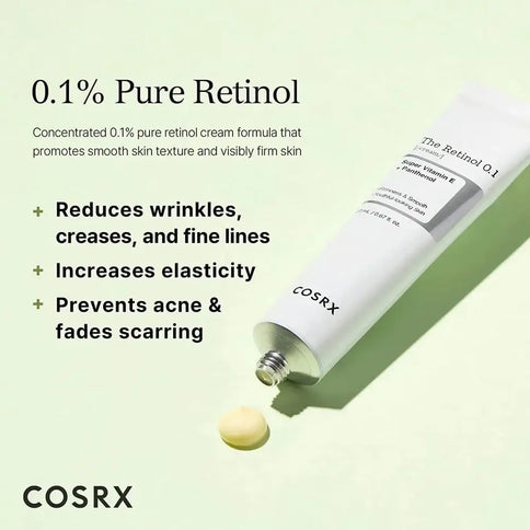 Pretnovecošanās krēms sejai ar retinolu COSRX The Retinol 0.1 Cream  Cosrx   