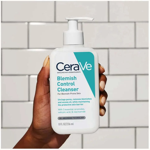 Attīrošs gels uz nepilnību veidošanos tendētai sejas un ķermeņa ādai CeraVe Blemish Control Cleanser  Cerave   