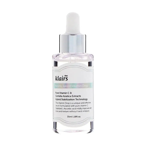 Serums ar С vitamīnu mirdzuma piešķiršanai ādai Dear Klairs Freshly Juiced Vitamin Drop  Klairs 35 ml.  