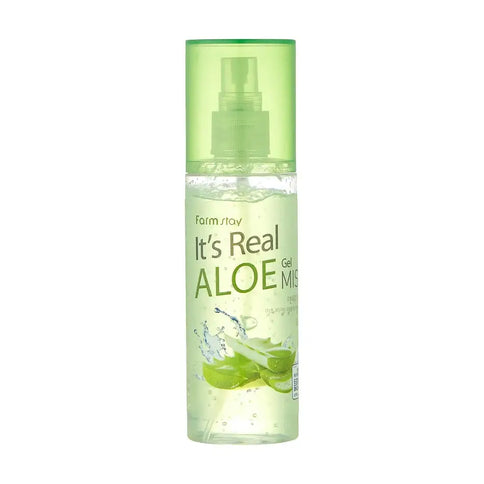 Gēls-mists sejas ādai ar alveju FarmStay It's Real Aloe Gel Mist  Farmstay   