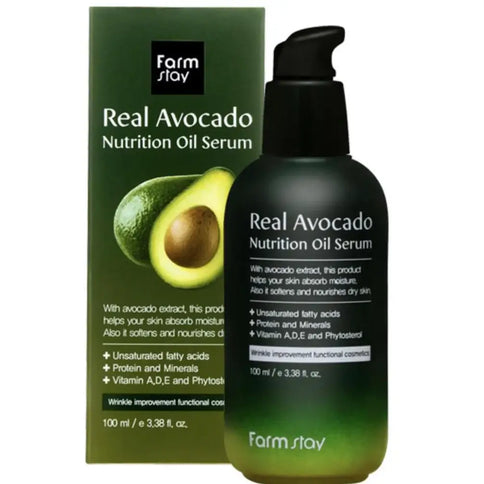 Barojošs serums ar avokado eļļu FarmStay Real Avocado Oil Serum  Farmstay   