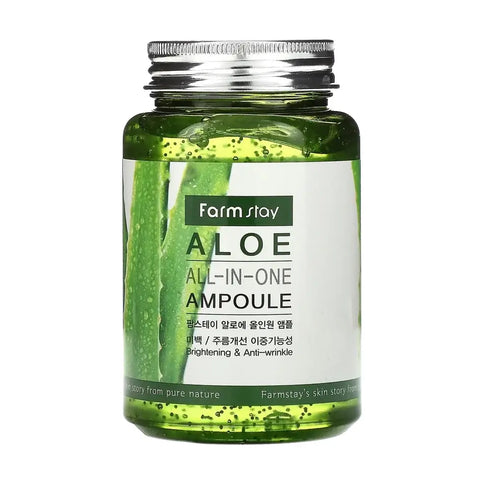 Želejveida serums ar alveju Farmstay All-In-One Ampoule Aloe, 250ml  Farmstay   