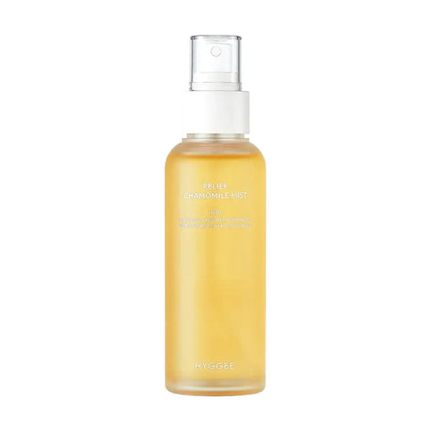 Nomierinošs izsmidzināmais līdzeklis sejai HYGGEE Relief Chamomile Mist  HYGGEE 100 ml.  