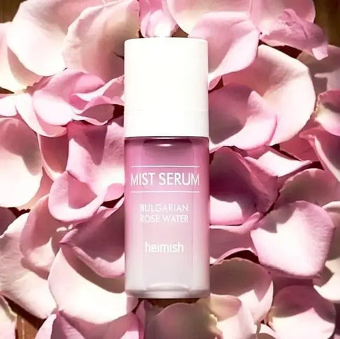 Mitrinošs izsmidzināmais līdzeklis-serums sejai ar Bulgāru rozes ekstraktu Heimish Bulgarian Rose Water Mist Serum  Heimish   