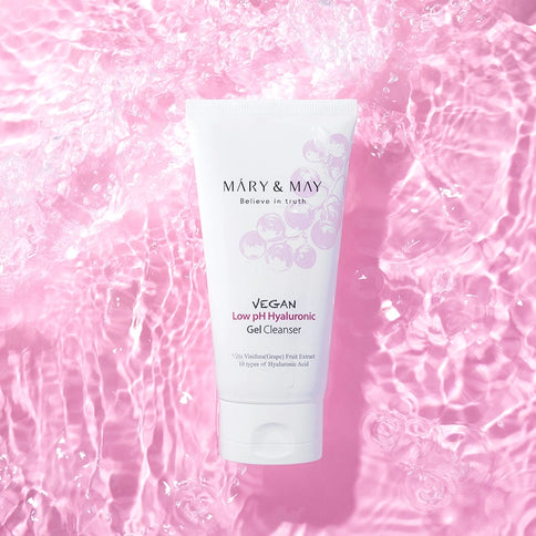 Gels sejas mazgāšanai Mary&May Vegan Low pH Hyaluronic Gel to Foam Cleanser  MARY&MAY   