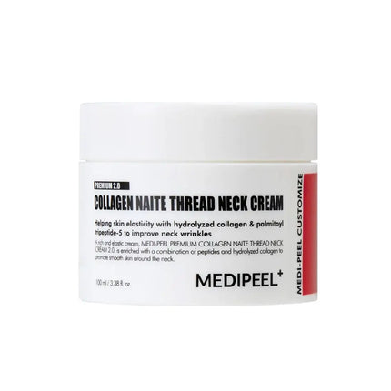 Liftinga krēms kakla ādai ar peptīdiem un kolagēnu Medi-Peel Premium Collagen Naite Thread Neck Cream 2.0  Medi-Peel 100 ml.  