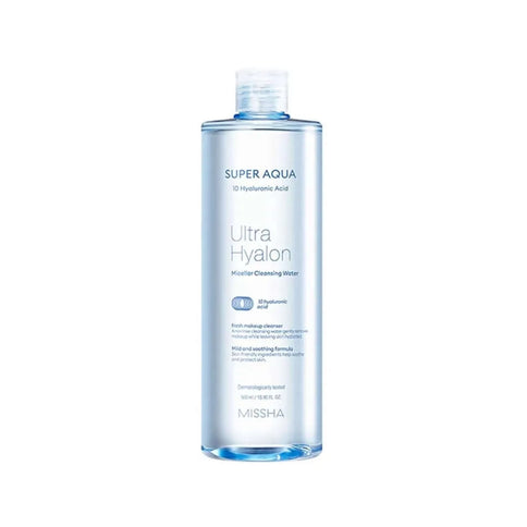 Mitrinošs micelārais ūdens Missha Super Aqua Ultra Hyalron Micellar Cleansing Water  MISSHA 500 ml.  