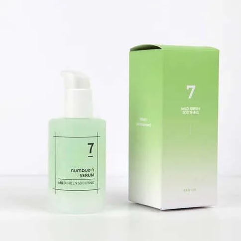 Nomierinošs serums jutīgai ādai Numbuzin No.7 Mild Green Soothing Serum  Numbuzin   