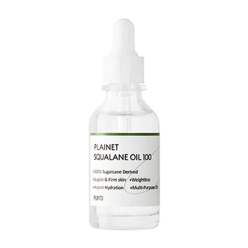 Skvalāna eļļa dziļai ādas mitrināšanai Purito Plainet Squalane Oil 100  Purito 30 ml.  