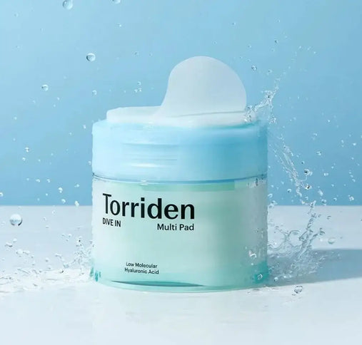 Tonizējošie plāksnītes ar hialuronskābi Torriden DIVE-IN Low Molecule Hyaluronic acid Multi Pad  Torriden   