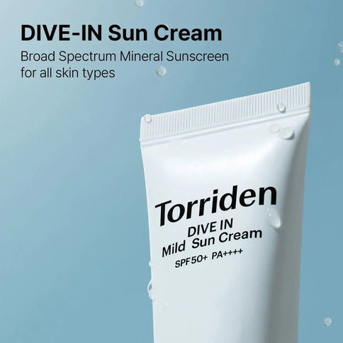 Saules aizsargkrēms sejai Torriden DIVE-IN Mild Suncream  Torriden   