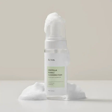 Maigas putiņas sejas mazgāšanai ar Āzijas centellu iUnik Centella Bubble Cleansing Foam  iUNIK   