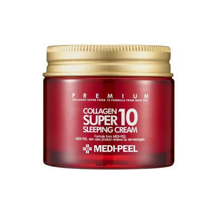 Pretnovecošanās nakts krēms sejai ar kolagēnu Medi-Peel Collagen Super10 Sleeping Cream  Medi-Peel 70 ml.  