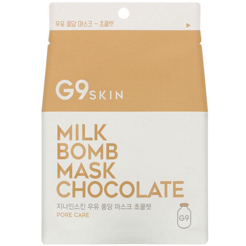 Auduma maska G9Skin Milk Bomb Mask Chocolate  G9Skin   