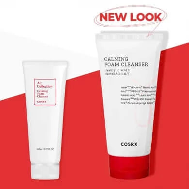 Nomierinošas putiņas problemātiskai ādai COSRX AC Collection Calming Foam Cleanser  Cosrx   