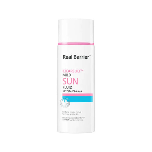 Saules aizsargkrēms Real Barrier Cicarelief MILD SUN FLUID SPF50 PA++++  Real Barrier   