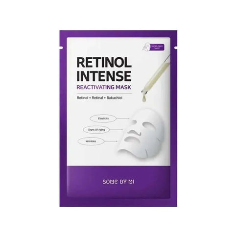 Pretnovecošanās auduma maska ar retinolu un bakučiolu Some By Mi Retinol Intense Reactivating Mask  Some By Mi 1 ea.  