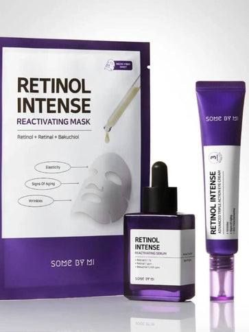 Pretnovecošanās auduma maska ar retinolu un bakučiolu Some By Mi Retinol Intense Reactivating Mask  Some By Mi   