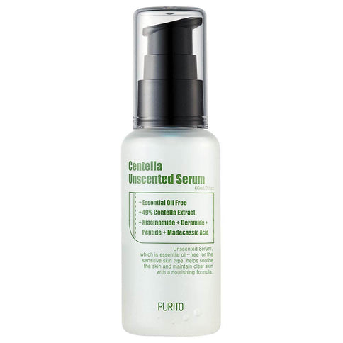 Serums jutīgai ādai bez eļļām Purito Centella Unscented Serum Cosmetics Purito   