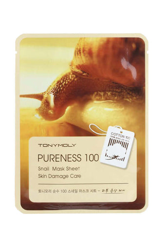 Auduma maska Tony Moly Pureness 100 Mask Sheet  TONYMOLY Snail  