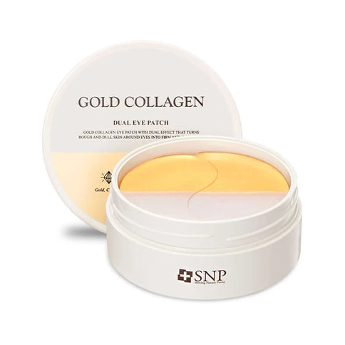 Daudzfunkcionāli hidrogela plāksteri SNP Gold Collagen Dual Eye Patch  SNP   