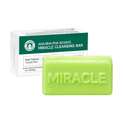 Attīrošas ziepes ar skābēm problemātiskai ādai Some By Mi AHA-BHA-PHA 30 Days Miracle Cleansing Bar  Some By Mi 1 ea.  